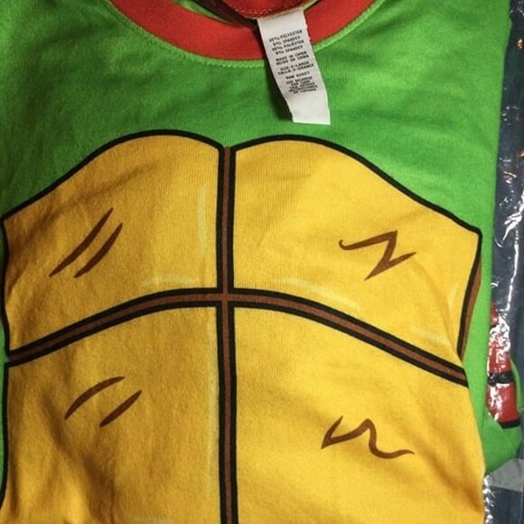 Ninja Turtle Raphael Adult Three Piece Halloween Costume NWT - Picture 3 of 3